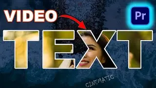 HOW TO ADD VIDEO TO TEXT IN PREMIERE PRO
