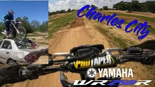 Taking a Dual sport to the Track Charles City