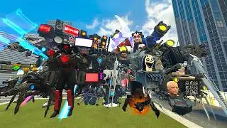 EVOLUTION OF ULTRA BOSS TITAN TV MAN, SPEAKERMAN AND CLOCKMAN VS 1-79 SKIBIDI TOILET BOSSES!