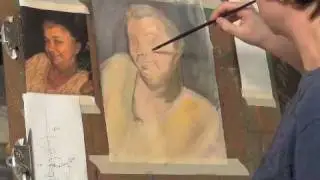 Женский Портрет акварелью. Урок 3.