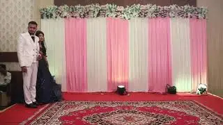 Handsome groom and beautiful bright perform Awesome dance with energy and chemistry