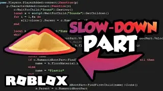 Roblox Studio Model - SLOW DOWN PART