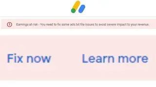 Ads TXT Cara Memperbaiki Alert Earning At Risk Adsense Website
