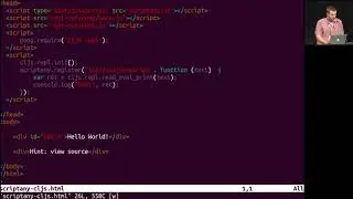 Introducing ClojureScript in ClojureScript  Joel Martin