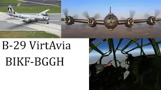 B-29 | Flight | BIKF-BGGH | Через полюс # 1