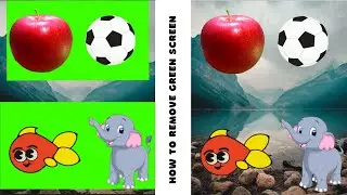 how to remove green screen / green screen remove / #greenscreen
