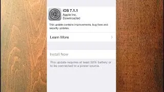 Shocking NEW UPDATE IOS 7.1.1 In-Depth Review