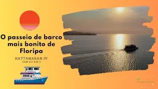 Novo barco de passeios na Beira Mar Norte em Florianópolis - KATTAMARAN IV, com DJI Air 3