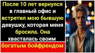 Встретил бывшую на работе спустя 10 лет, она хвасталась своим парнем, не зная, что я будущий СЕО.