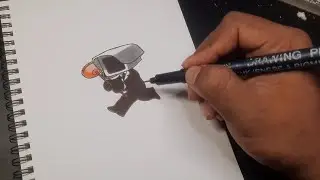 Color Cameraman Kid from Skibidi Toilet  - Easy Coloring Tutorial