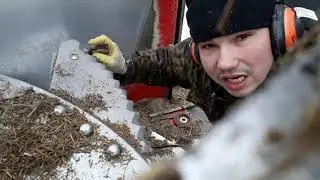 Заточка ножей кормораздатчика, принцип.