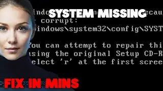 How To Fix Windows/system32/ConfigSystem is Missing error (GUARANTEE SOLUTION)