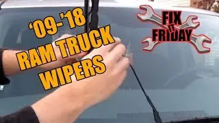 2009-2018 Dodge Ram Windshield Wiper Change (Detailed How-To) | Fix It Friday