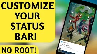 [NO ROOT]CHANGE STATUS BAR STYLE IN ANY ANDROID DEVICE