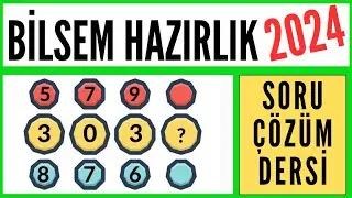 Bilsem hazırlık dersi 2024 / Sayısal mantık soru çözümü / Örnek tablet soruları ilkokul 1 2 3 sınıf