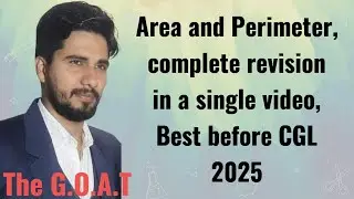 AREA AND PERIMETER! COMPLETE CHAPTER! BY DEEPAK KAUSHIK SIR! MENSURATION 2D!