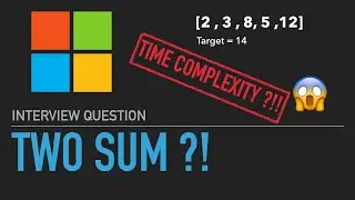 Interview Question - Two sum - Leetcode 1
