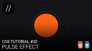 CSS Tutorial #20 — Pulse Effect [UP/TO/DATE]