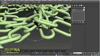 Создание цепи в 3ds max. Инструменты SplineIK Solver и MassFX