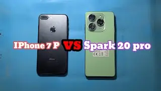 tecno spark 20 pro vs iphone 7 plus speed test
