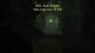 Ever gotten scared in Skyrim?