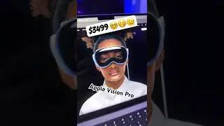 Apple Vision Pro! Price: $3499 🫠