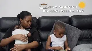 MORNING ROUTINE WITH A NEWBORN AND A 3 YEAR OLD | NEWBORN MORNING ROUTINE 2024 #baby