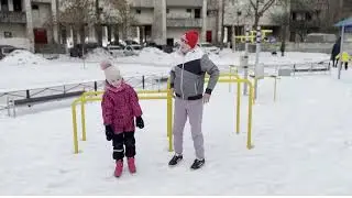 Спортивный челлендж "С папой - мы сила!"