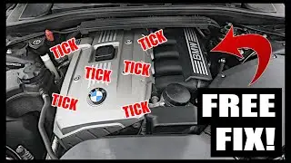 ENGINE TICKING TAPPING NOISE | HOW TO FIX ENGINE TICKING NOISE FOR FREE