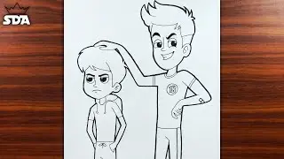 How to draw Chikoo aur Bunty | Brand new show |Chikoo Aur Bunty