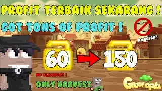 THIS IS INSANE! ONLY HARVEST CAN PROFIT UP TO 150WL/DAY?🤑🤑 (NO BREAK! , NO CLICKBAIT!) | GROWTOPIA
