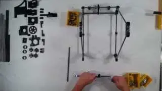 RepRap Prusa Mendel Iteration 2 Assembly 03 - Frame Front
