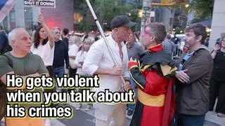 Anti-Zohran Protestors get violent 