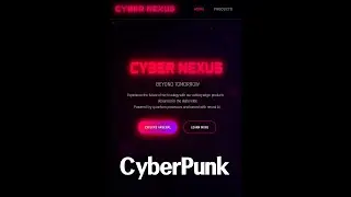 CyberPunk Website| Best Neon Website|