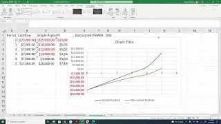 Simple and Discounted Payback Period Analyses | What are the Differences | Explained | MS Excel