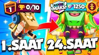 24 Saat Boyunca Finx Oynadım! En İyi Taktikler! 🚀 Brawl Stars