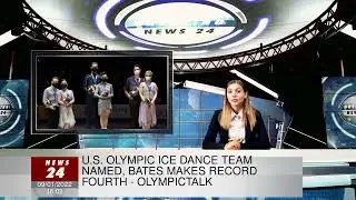 U.S. Olympic ice dance team named, Bates makes record fourth - OlympicTalk