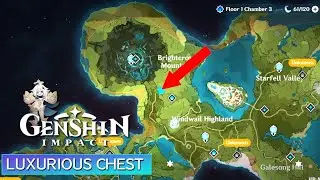 Luxurious Chest Near Stormterrors Lair | Genshin Impact