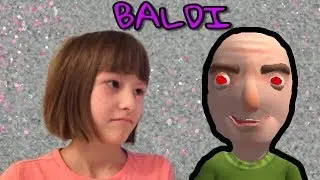 ПОПАЛА В ИГРУ Baldi's basics 3D