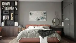 Render Bedroom 035 with Vray Next 4.20 in Sketchup 2020