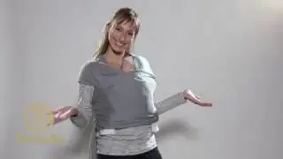 Amarsupiel sling: taking baby out of cradle position