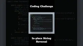 🧩🔄 Coding Challenge : In-place String Reversal (only letter & digits characters) 🔄🧩
