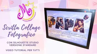 Collage fotografico con Scritta - Festa del Papà - Silhouette Studio