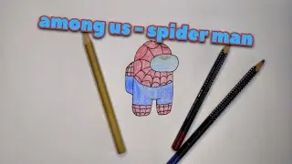 How to Draw | Among Us -Spider Man