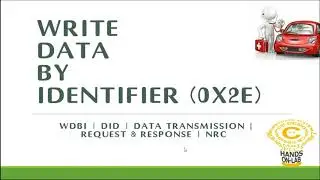 #uds  Write Data By Identifier Service 0x2e |  WDBI - 0x2E | Unified Diagnostics Service - 0x2E