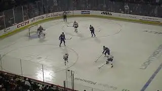 Ruslan Iskhakov of Atlantic Division scores vs. Central Division in 2023 AHL All-Star Challenge 2/6