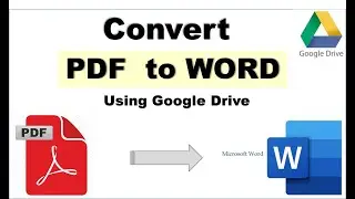 How to Convert from PDF to WORD for FREE