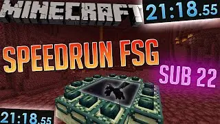 SPEEDRUN MINECRAFT FSG 21:18