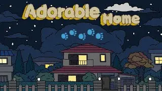 [1 Hour Loop] Adorable Home Soundtrack | Night Time Song with Rain