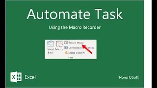 Automate Sum using Macro Recorder